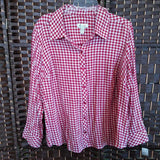 RED WHITE,XL,CHECKERED