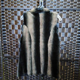 BROWN,LARGE,FAUX FUR VEST