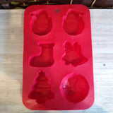 RED,2PC,SET OF SILICONE MOLDS