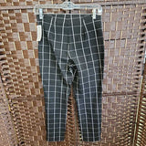 BLACK WHITE,SMALL,STRETCH PANTS SQUARE