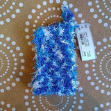 HAND CRAFTED,BLUE WHITE,5X3",DISH SPONGE