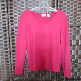 RED,0,LONG SLEEVE TOP