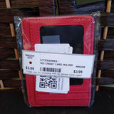 RED CREDIT CARD HOLDER