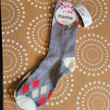 MAMIA,GREY , ARGILE SOCKS