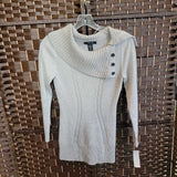 GREY ,SMALL,COWAL SWEATER BUTTON