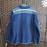 NAVY+,1X,FLEECE TOP