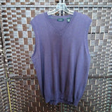 PURPLE,LARGE,SWEATER VEST