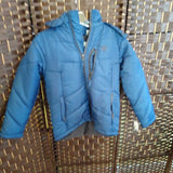 TIMBERLAND CO,BLUE,MEDIUM,PUFFER COAT