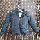 BLACK,SMALL 8/10,PUFFER COATQ