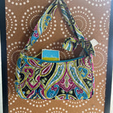 VERA BRADLEY,BLUE+, EAST/WEST HANDBAG