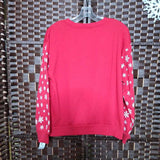 DISNEY,RED,MEDIUM,LIGHT UP MICKEY SWEATSHIRT