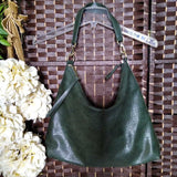 GREEN, HOBO PURSE