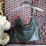 GREEN, HOBO PURSE