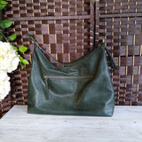 GREEN, HOBO PURSE