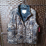 BL/BR,1X,QUILTED VEST