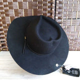 PETER GRIMM,BLACK, WOOL HAT