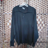 GIONFRIDDO,BLACK,XL,COLAR SWEATER