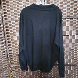 GIONFRIDDO,BLACK,XL,COLAR SWEATER