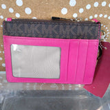 BR/PINK, JET SET WILD BERRY ZIP KEY CASE