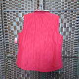 RED,L,REVERSABLE VEST