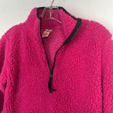 PINK,XS,HALF ZIP SWEATER