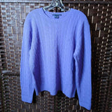 PURPLE,XL,LAMBSWOOL SWEATER