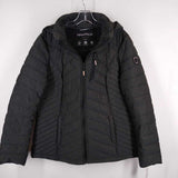 NAUTICA,GRAY+,L,QUILTED COAT