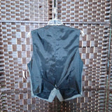 PARISIAN SIGNATURE,BLACK WHITE,XL,CHECKERED VEST
