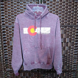 WINE,SMALL,BOULDER COLORADO HOODIE