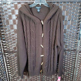 BROWN,XS,CARDIGAN