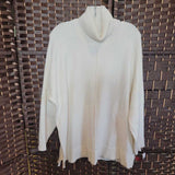 AANRABESS,CREAM,LARGE,TURTLE NECK SWEATER