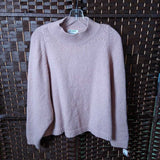 OLD NAVY,BLUSH,LARGE,MOCK SWEATER