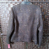 BROWN,2,TWEED JACKET