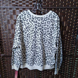 GRAYSON/THREADS,GR/CREAM,XXL,ANIMAL PRINT TOP