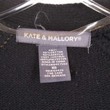 BLACK,XS,CARDIGAN W/POCKETS