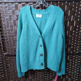 GREEN,LARGE,CARDIGAN