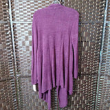 BAREFOOT DREAMS,BURGUNDY,S/M,LONG CARDIGAN