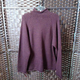 J CREW,BURUNDY,XL,WOOL MOCKNECK SWEATER