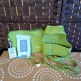 GREEN,MEDIUM,CAT HARNESS SET