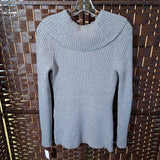 WHITE HOUSE BLACK MARKET,GRAY,XS,GLITTER SWEATER