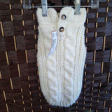 CREAM,XS,PET SWEATER