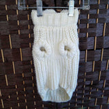 CREAM,XS,PET SWEATER