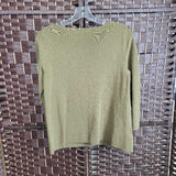 OLIVE/BL,SMALL,SWEATER