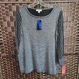 BL/SIL,XL,SWEATER