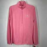 PINK,LARGE,1/2 ZIP ACTIVE TOP