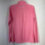 PINK,LARGE,1/2 ZIP ACTIVE TOP