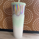 MINT SILVER,24 OZ,HOLIDAY ABSTRACT