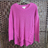 FUSCHIA,MEDIUM,SWEATER