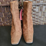 BROWN,9,ANKLE ZIP BOOTS