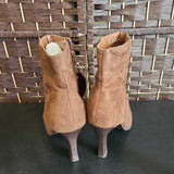 BROWN,9,ANKLE ZIP BOOTS